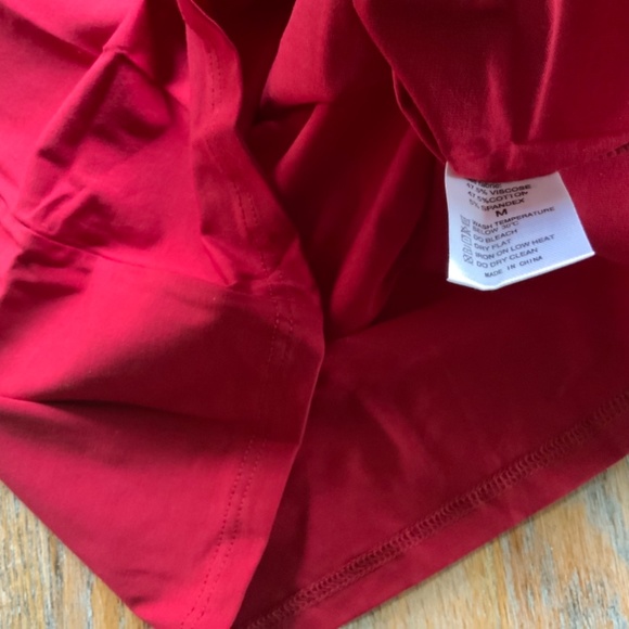 ANYFIT WEAR dk red molded bra top cami/NEW - Picture 3 of 5